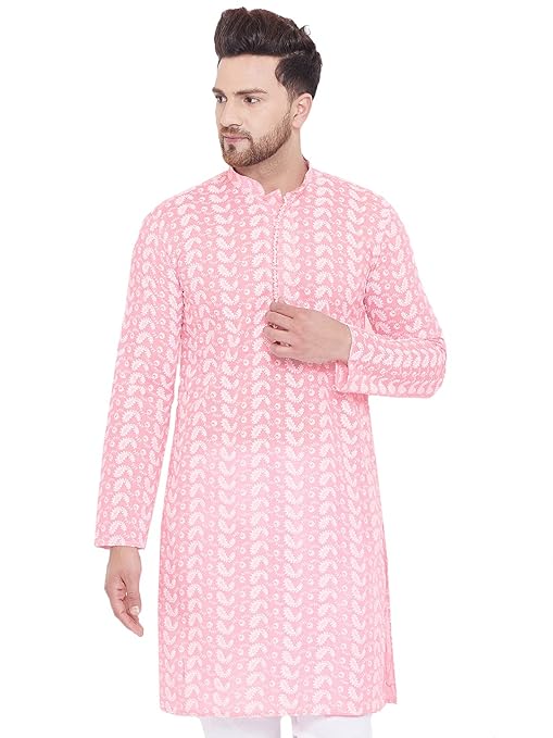 Men's Cotton Blend Regular Fit Tunic